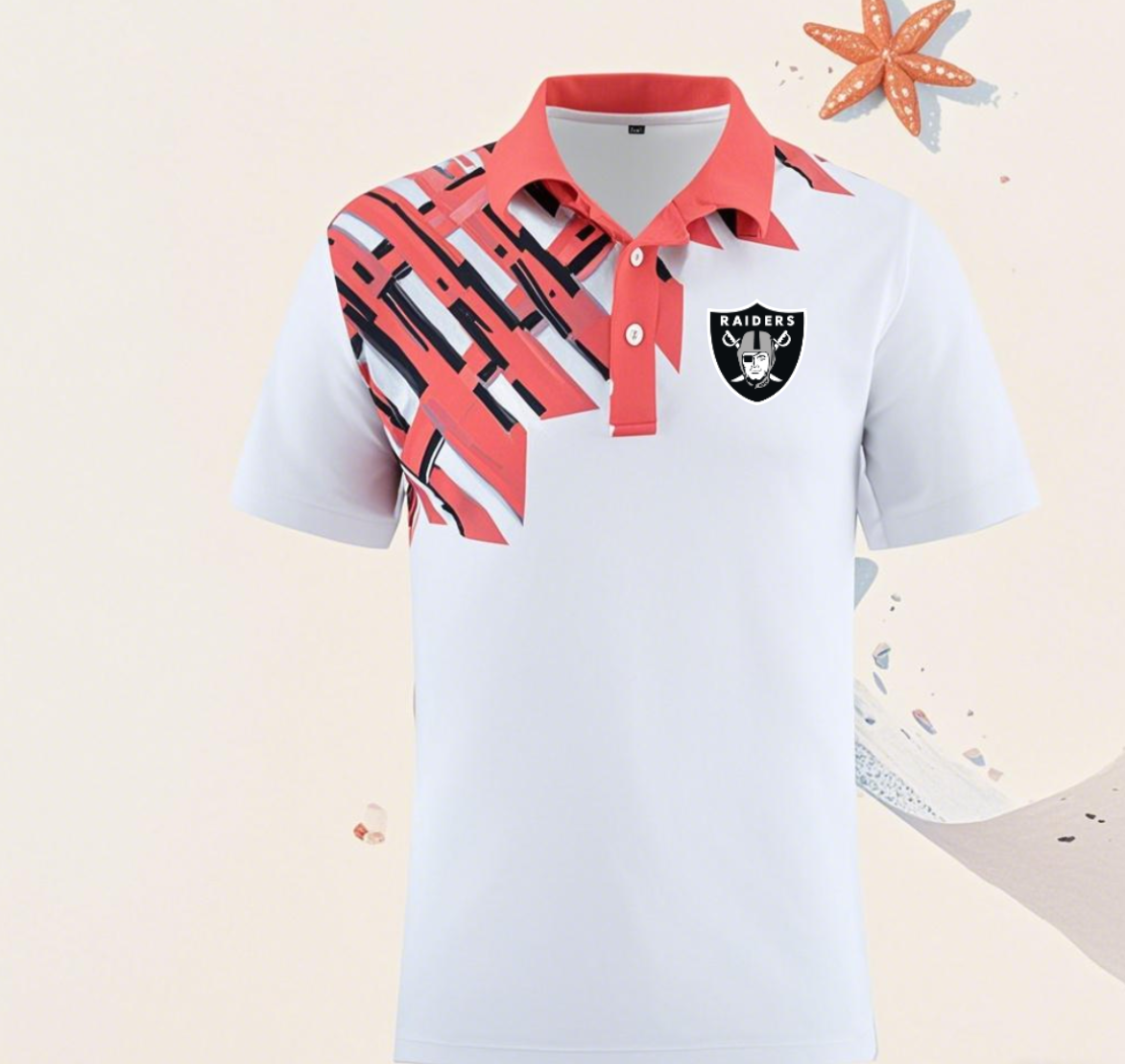 Oakland Raiders white Men 2025 NFL polo T shirt->nfl t-shirts->Sports Accessory